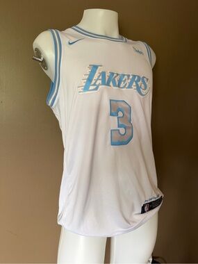 Nike White LA Lakers Anthony Davis Jersey size 50